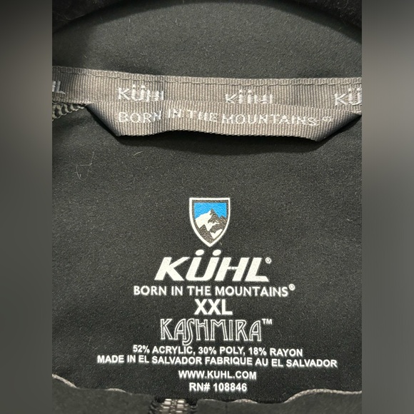Kuhl quarter zip sweater. Size XXL - Picture 7 of 8